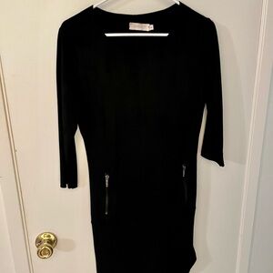 Amika Black Long Sleeve Dress